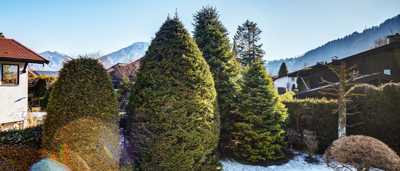 Особняк Rottach-Egern 02 вид из окна 13349