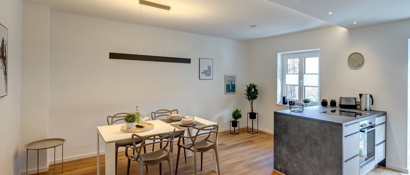 квартира München Maxvorstadt - Westen 01 кухня 13363