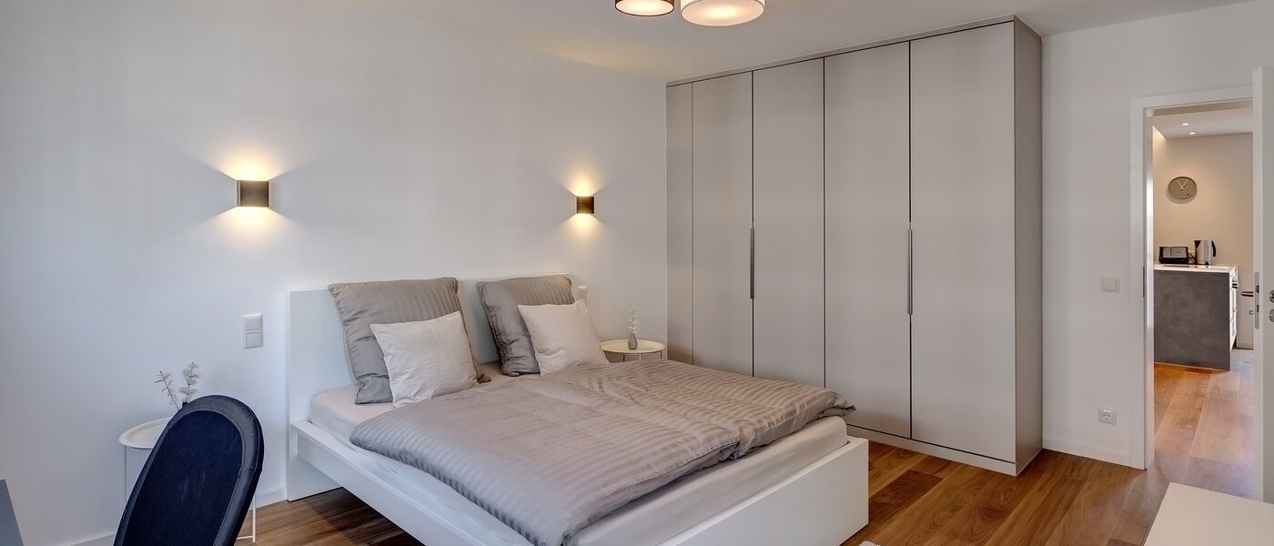 квартира München Maxvorstadt - Westen 02 спальная комната 13363