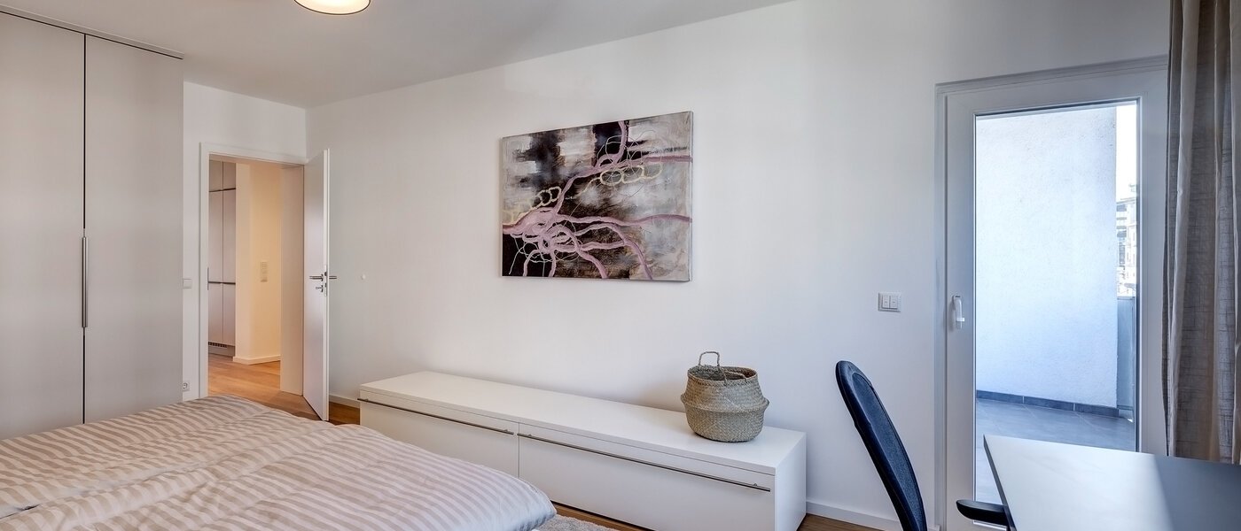 квартира München Maxvorstadt - Westen 04 спальная комната 13363