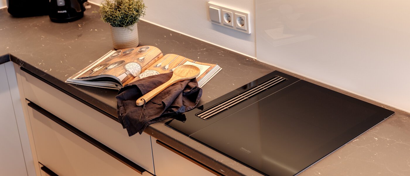 квартира München Olympiadorf 04 кухня 13379