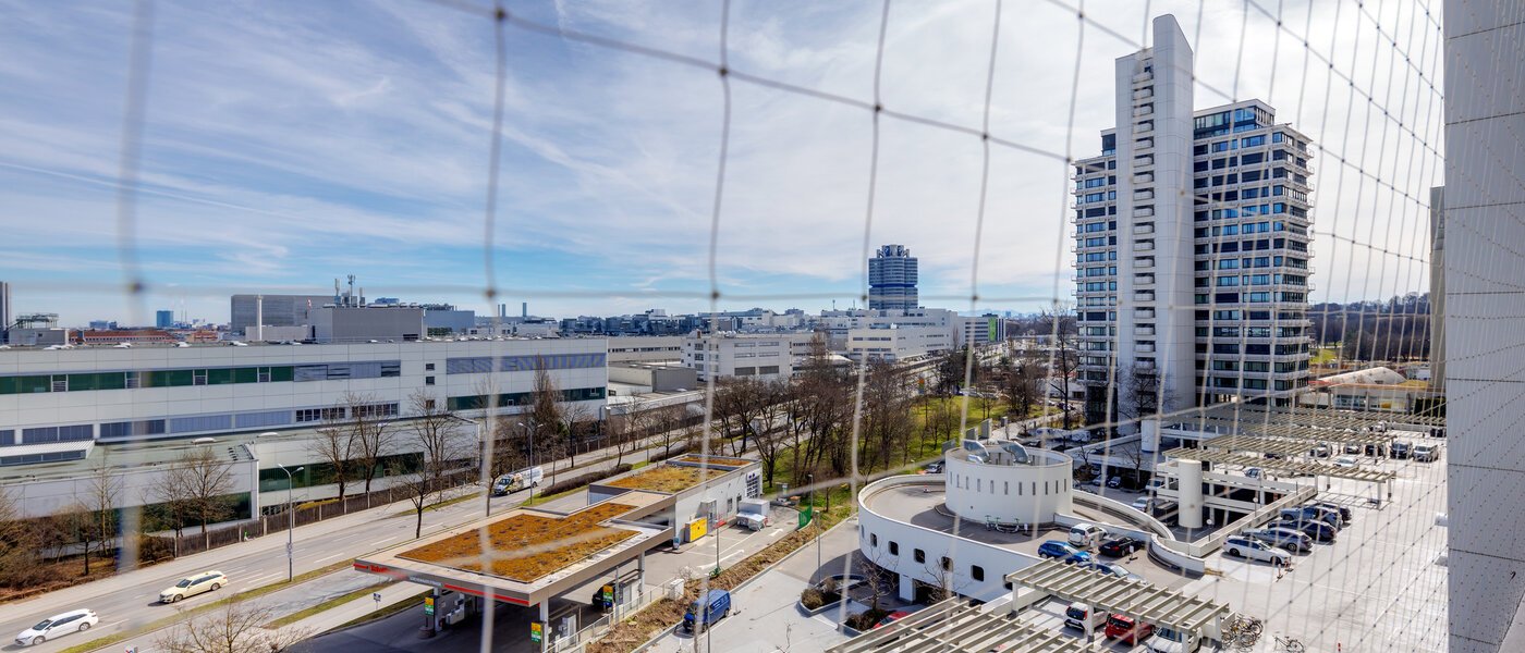 квартира München Olympiadorf 01 вид из окна 13379