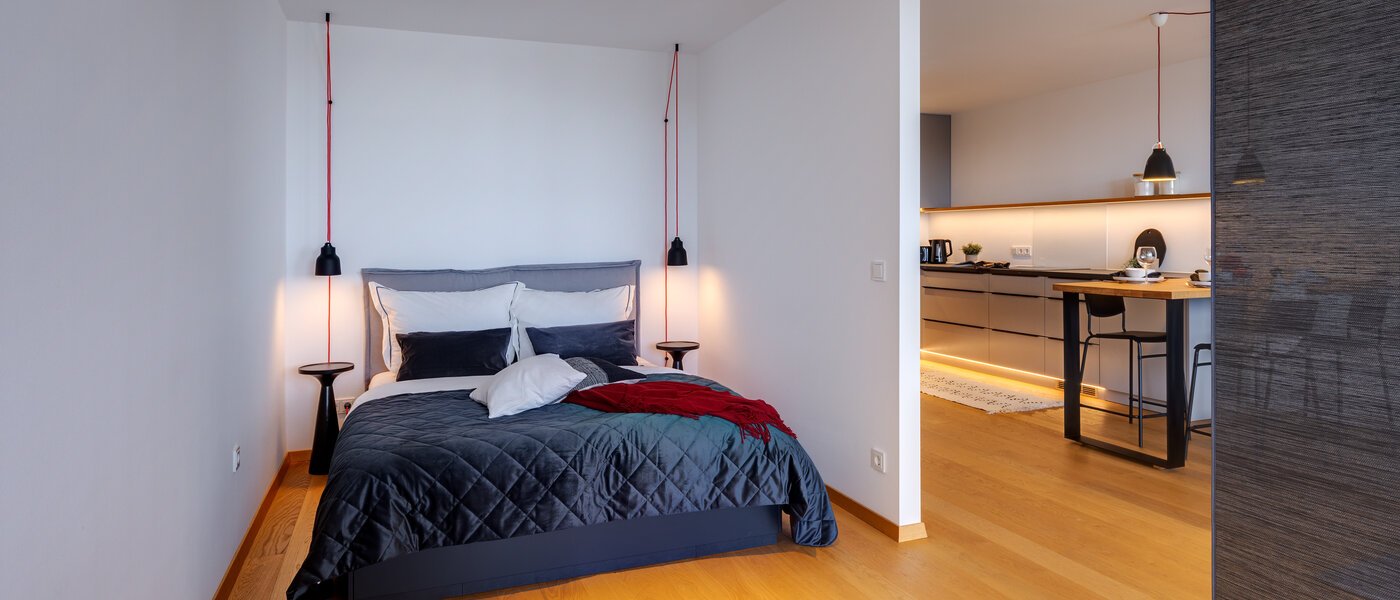 квартира München Olympiadorf 02 зона для сна 13379