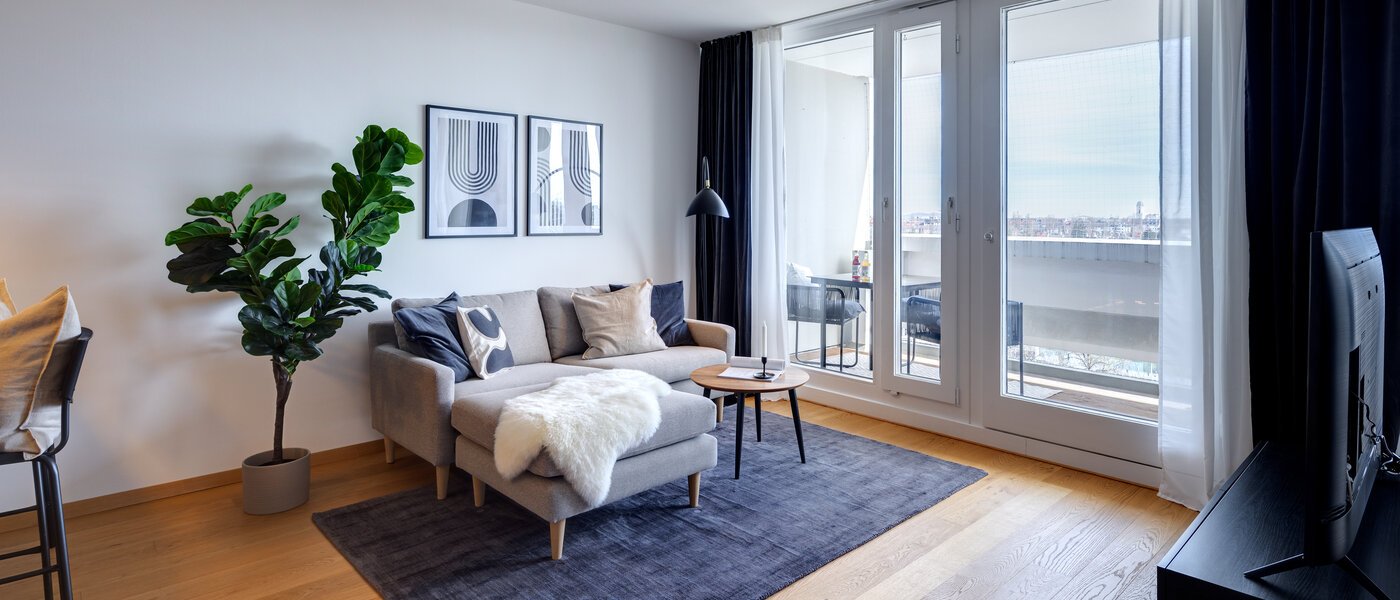 квартира München Olympiadorf 05 жилое пространство 13379