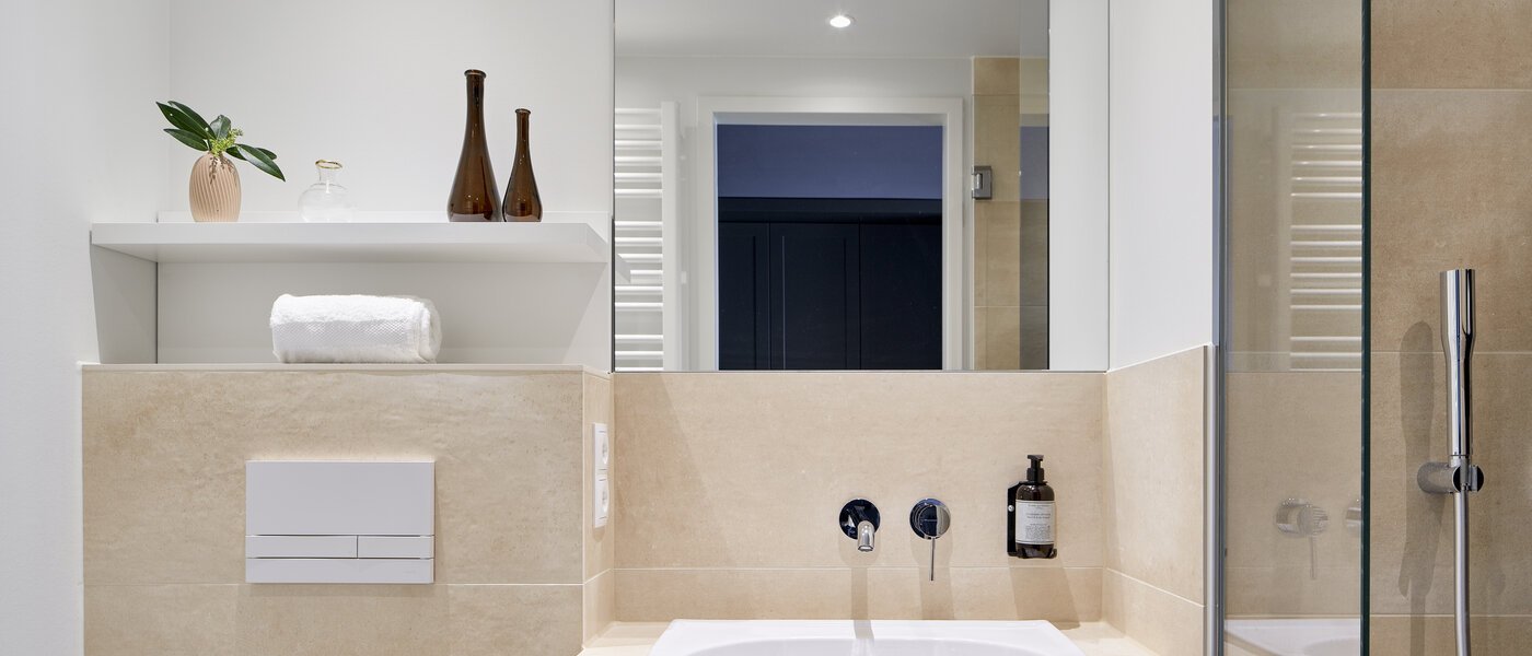 квартира München Ludwigsvorstadt 01 ванная комната 13385