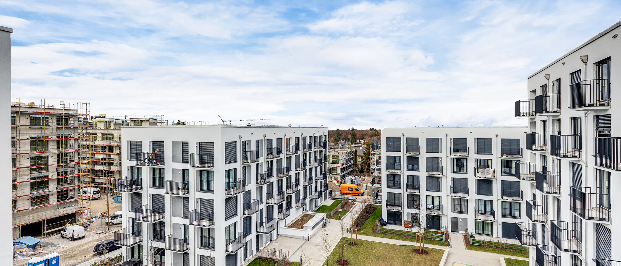 квартира München Neuperlach 01 вид из окна 13388