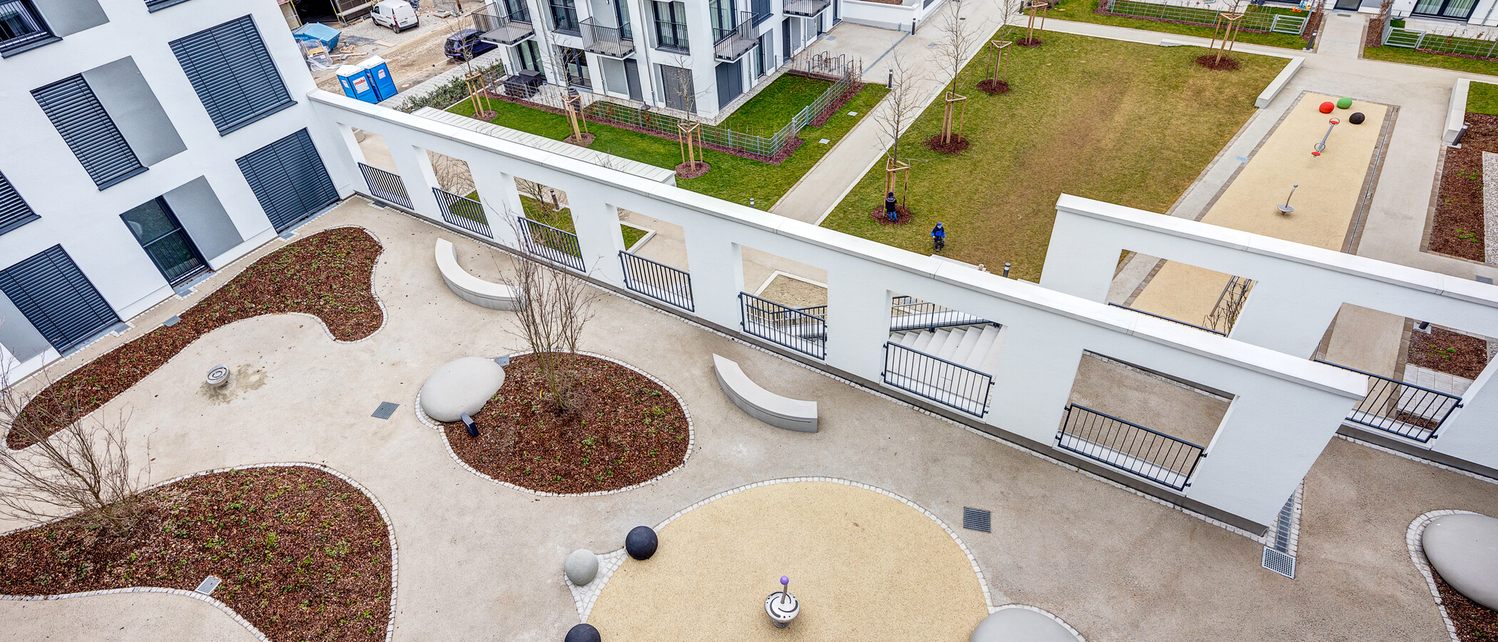 квартира München Neuperlach 02 вид из окна 13388