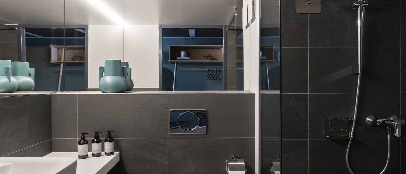 квартира München Obersendling 01 ванная комната 13390