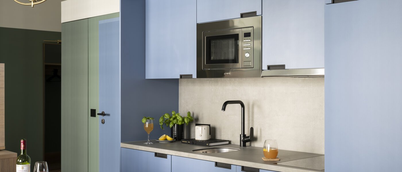 квартира München Obersendling 01 кухня 13397