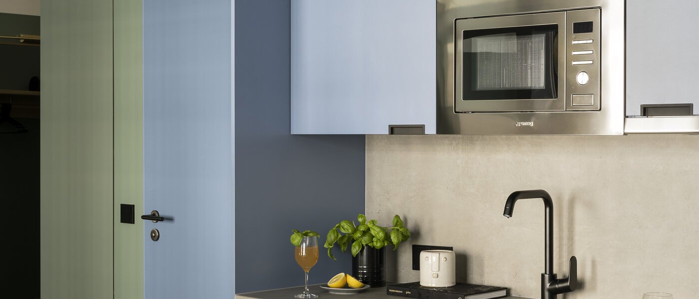 квартира München Obersendling 02 кухня 13397