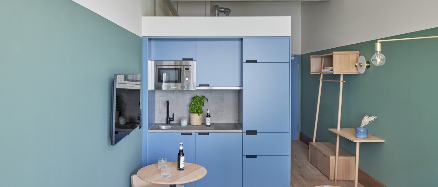 квартира München Obersendling 04 кухня 13397