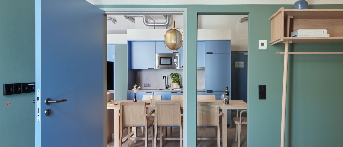 квартира München Obersendling 03 спальная комната 13397