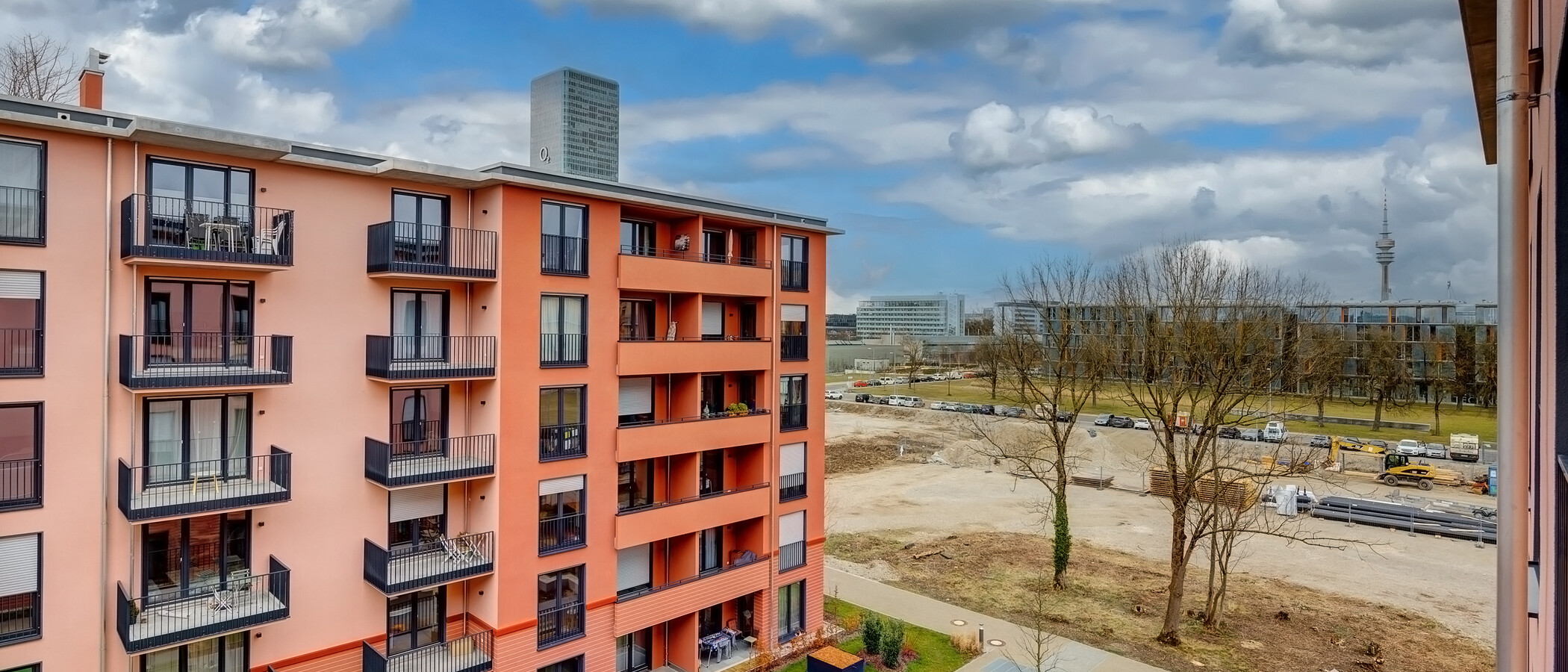 квартира München Moosach 01 вид из окна 13403