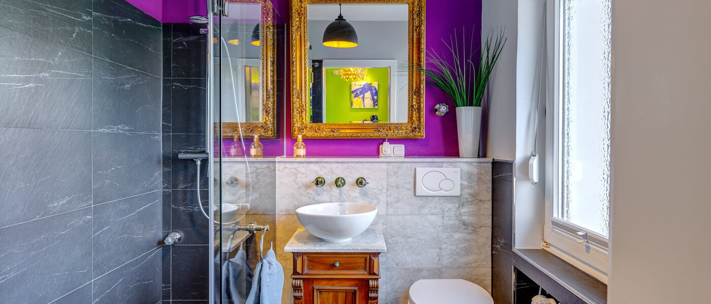 квартира München Maxvorstadt - Westen 01 ванная комната 13405