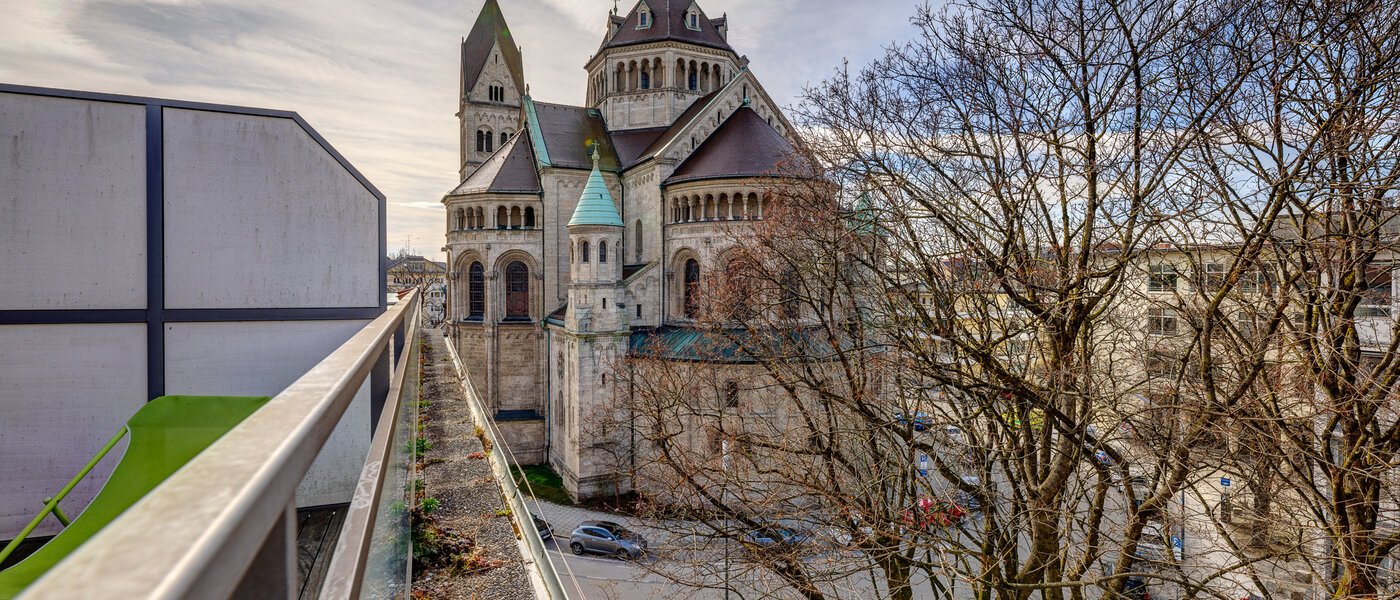 квартира München Maxvorstadt - Westen 02 вид из окна 13405