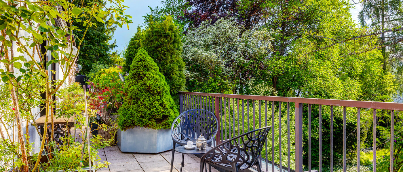 квартира-пентхаус München Solln 02 терраса с крышей 13410