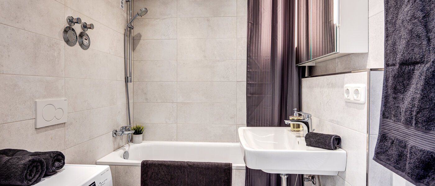 квартира München Aubing 01 ванная комната 13422