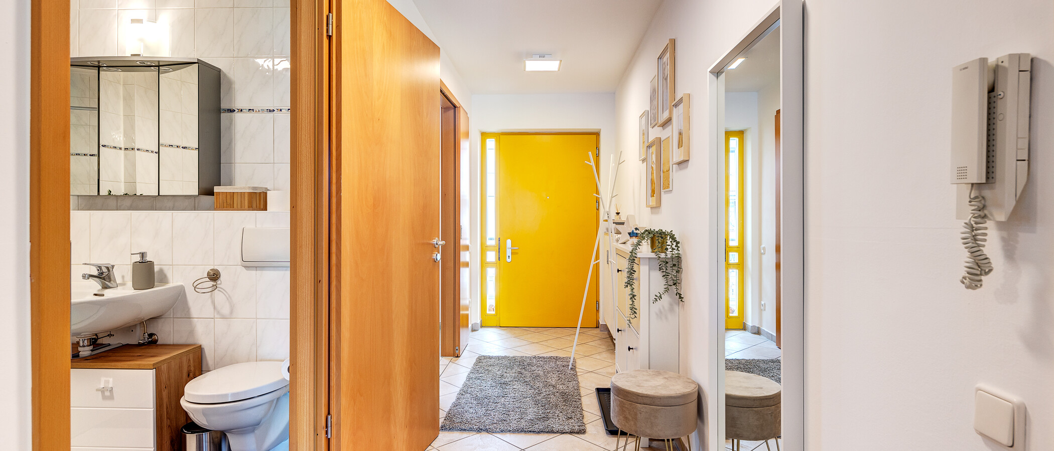 квартира München Messestadt Riem 01 коридор 13423
