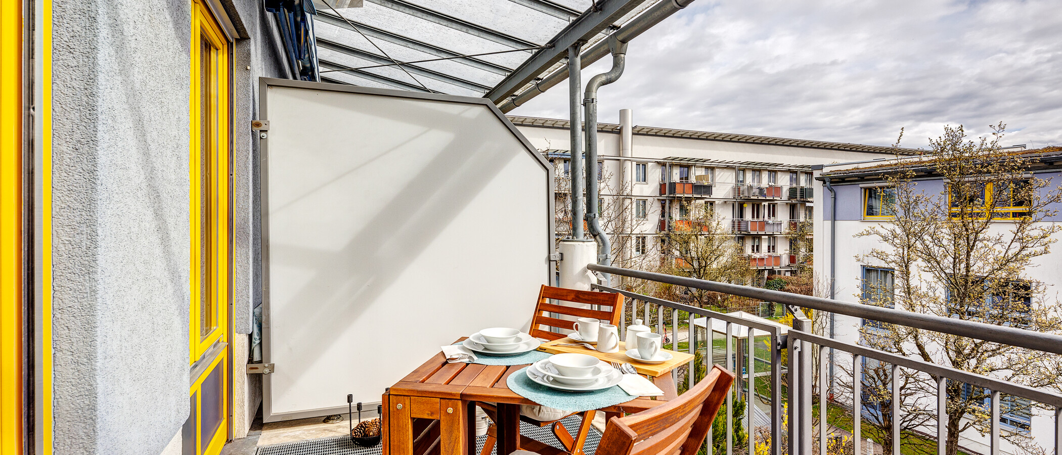 квартира München Messestadt Riem 01 балкон 13423