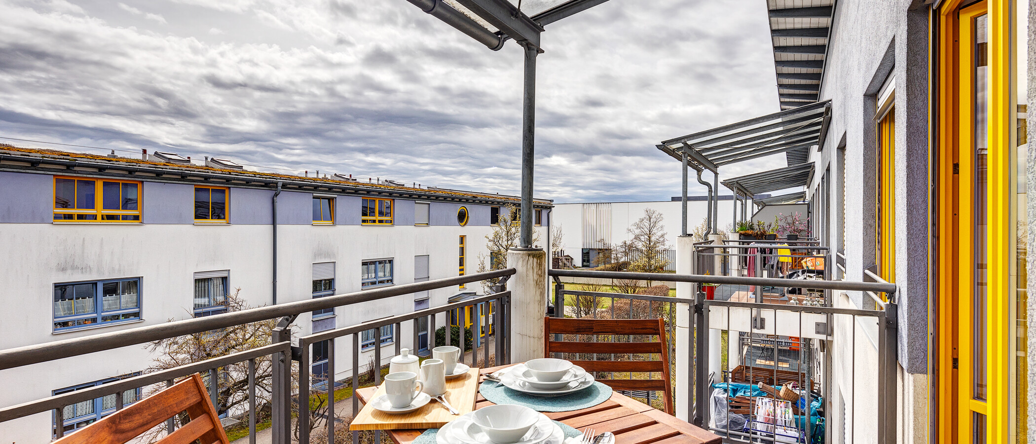 квартира München Messestadt Riem 02 балкон 13423
