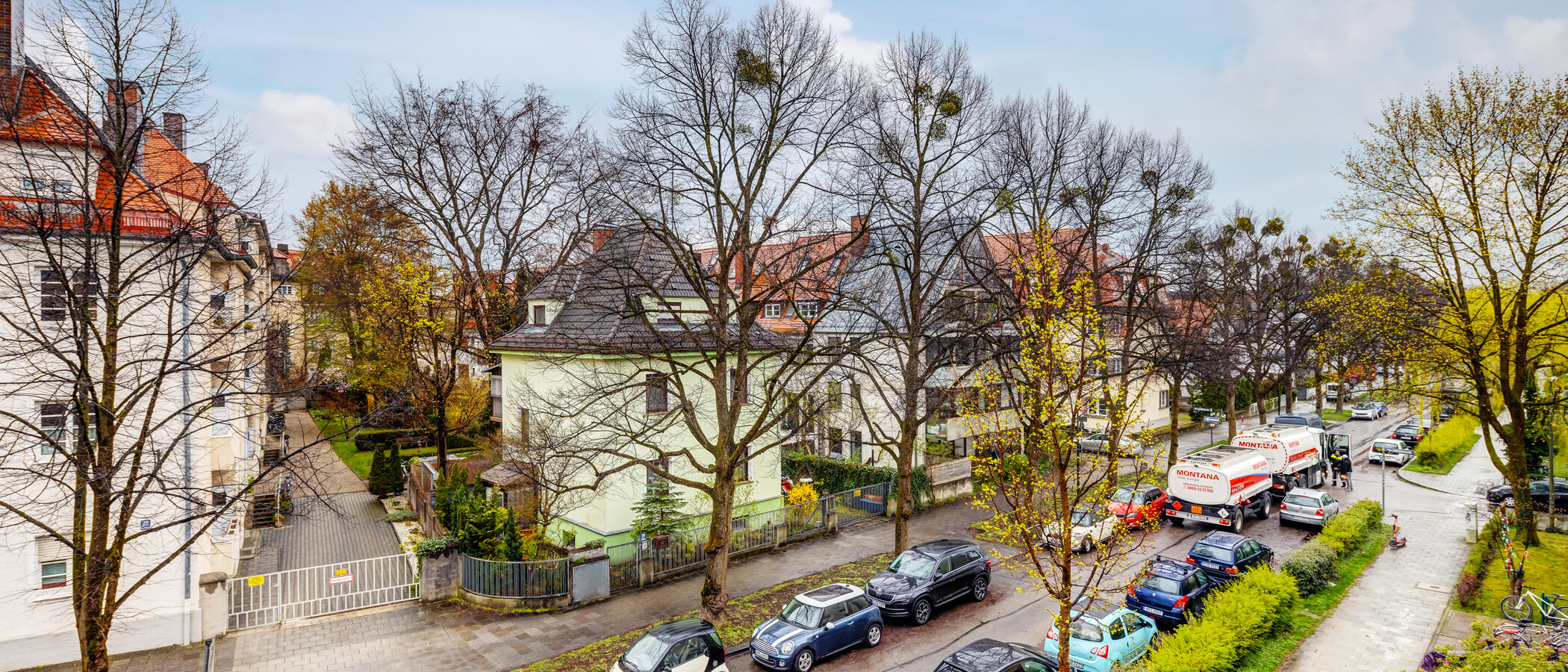 квартира München Nymphenburg 04 вид из окна 13438
