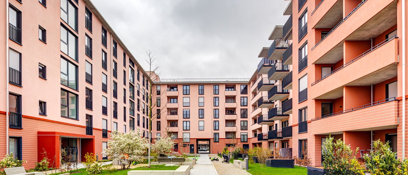 квартира München Moosach 02 внутренний двор  13450