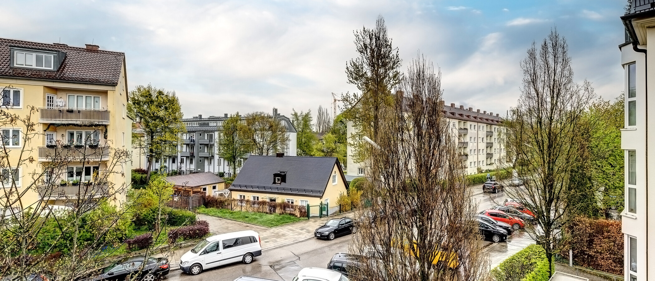 квартира München Nymphenburg 02 вид из окна 13454
