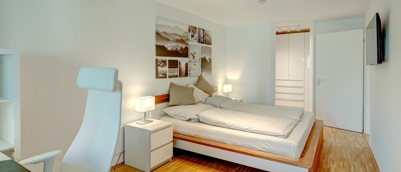 квартира München Moosach 04 спальная комната 13457