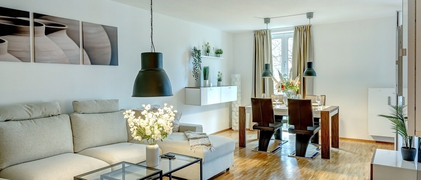 квартира München Moosach 01 жилое пространство 13457