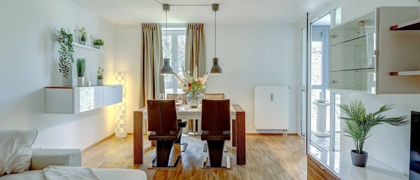 квартира München Moosach 02 жилое пространство 13457