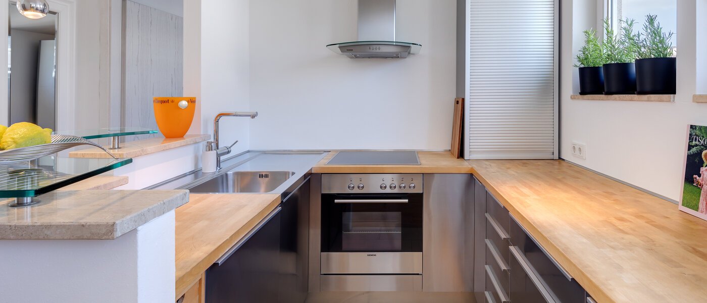 мансардная квартира München Maxvorstadt - Westen 01 кухня 13461