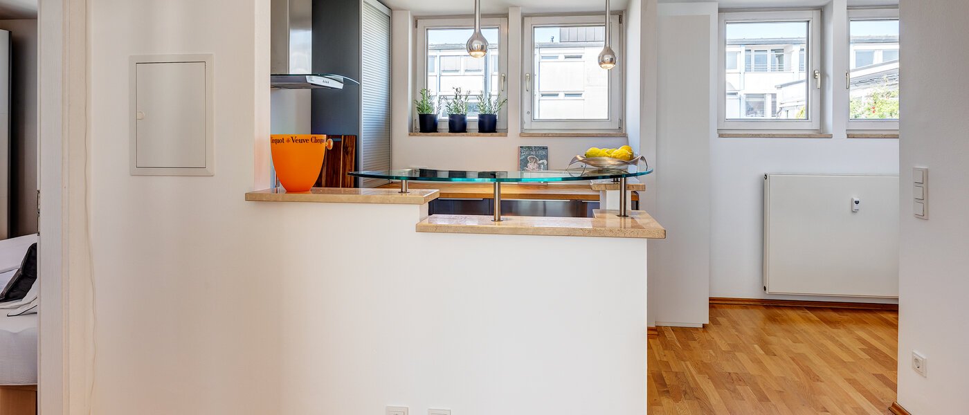 мансардная квартира München Maxvorstadt - Westen 03 кухня 13461