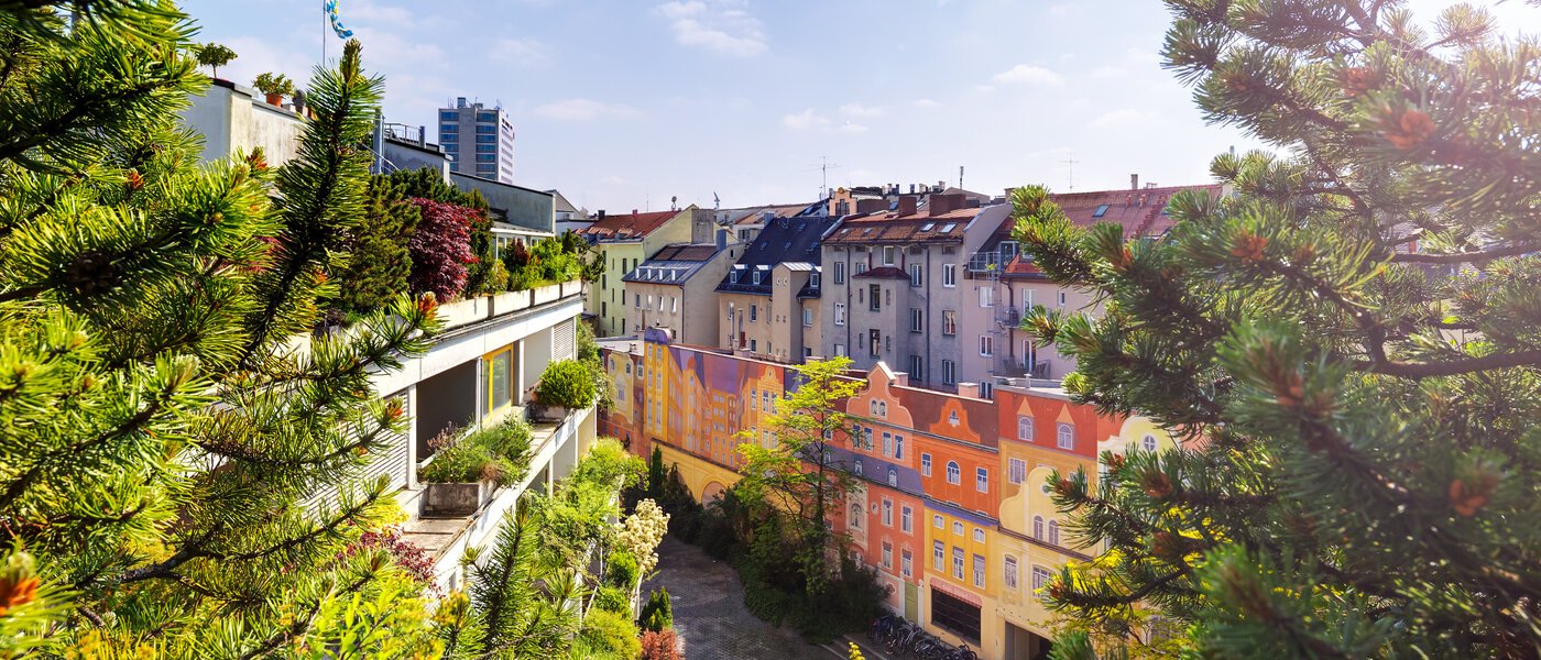 мансардная квартира München Maxvorstadt - Westen 01 вид из окна 13461