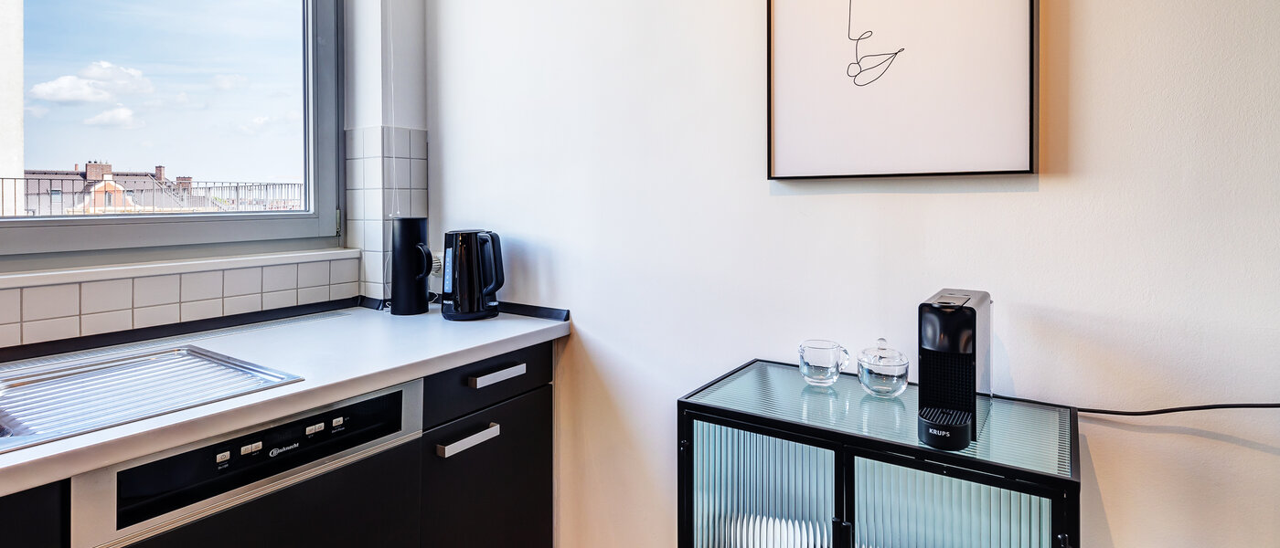 квартира München Schwanthalerhöhe 03 кухня 13468