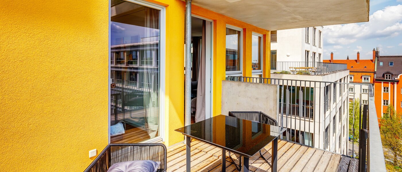 квартира München Schwanthalerhöhe 01 балкон 13468