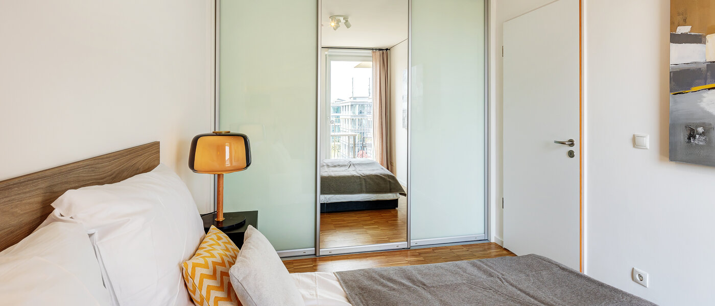 квартира München Schwanthalerhöhe 04 спальная комната 13468