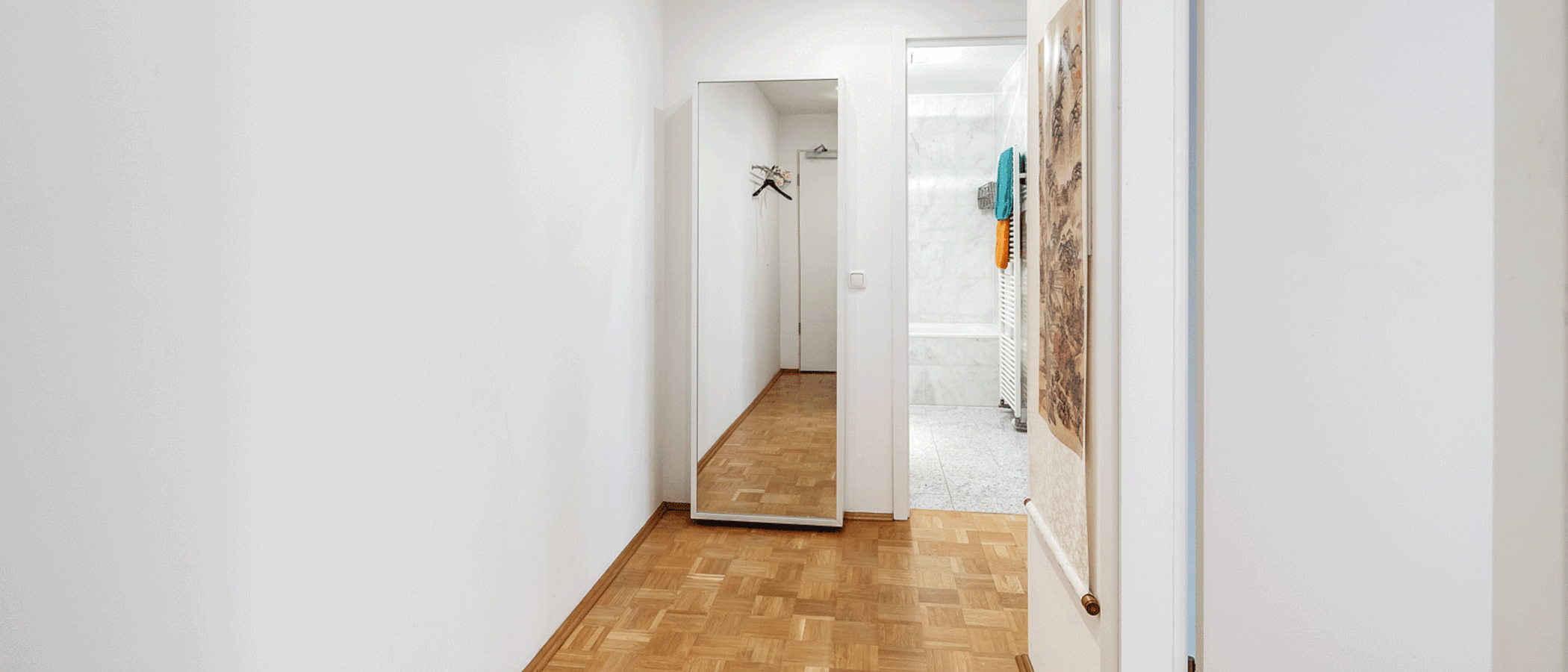 квартира München Lehel 01 коридор 1349