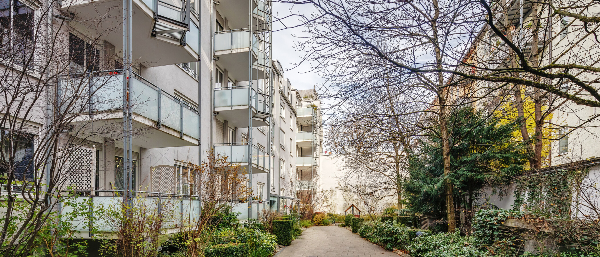 квартира München Lehel 02 внутренний двор  1349