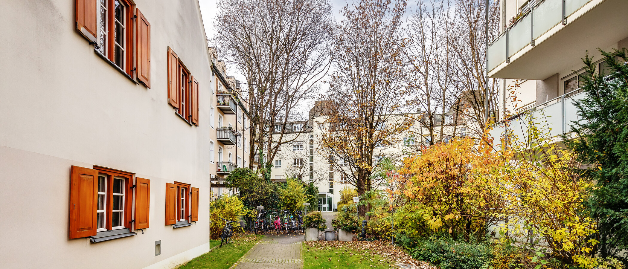 квартира München Lehel 04 внутренний двор  1349