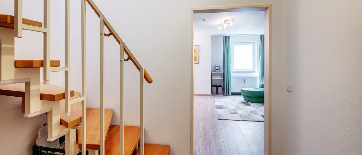 двухэтажная квартира München Waldperlach 05 коридор 13502