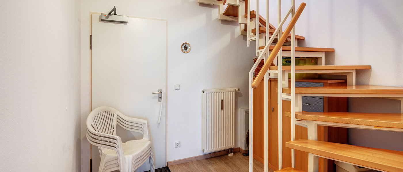 двухэтажная квартира München Waldperlach 06 коридор 13502