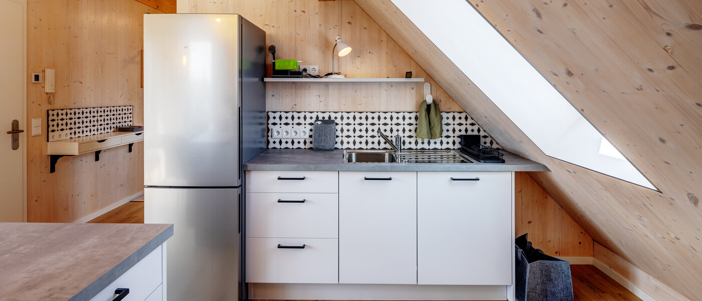 мансардная квартира München Berg am Laim 03 кухня 13504