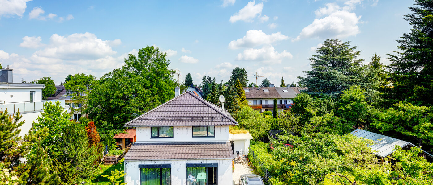 мансардная квартира München Berg am Laim 01 вид из окна 13504