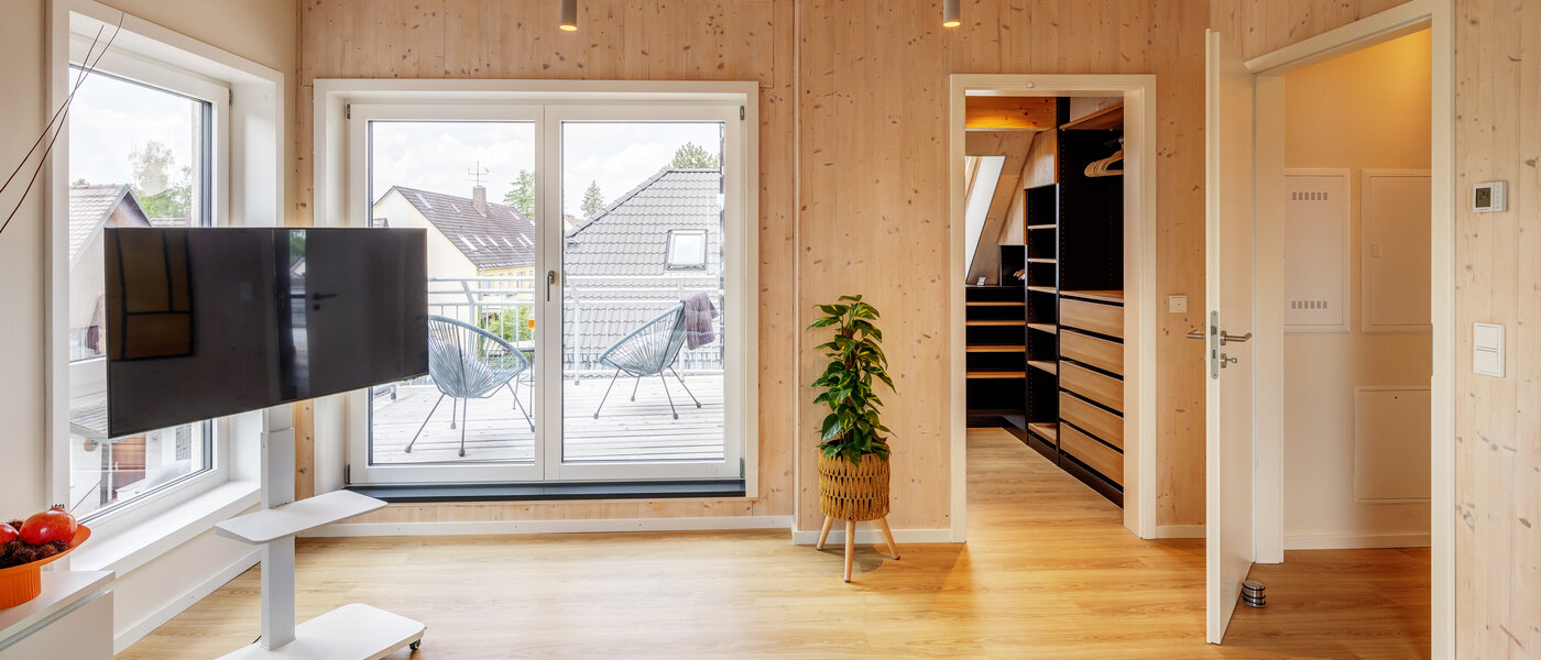 мансардная квартира München Berg am Laim 02 жилое пространство 13504