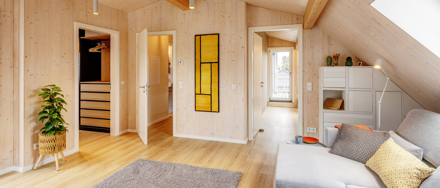 мансардная квартира München Berg am Laim 03 жилое пространство 13504