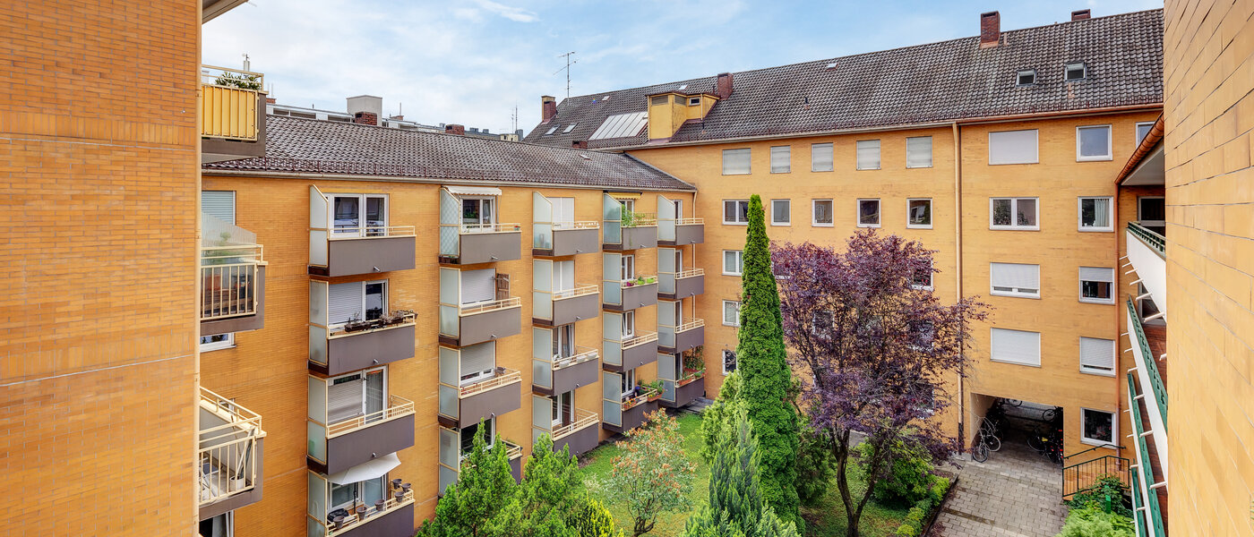 квартира München Schwabing-West 01 вид из окна 13523