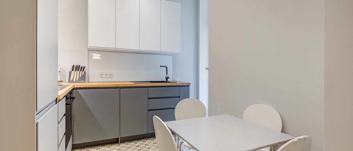 квартира München Isarvorstadt 01 кухня 13525