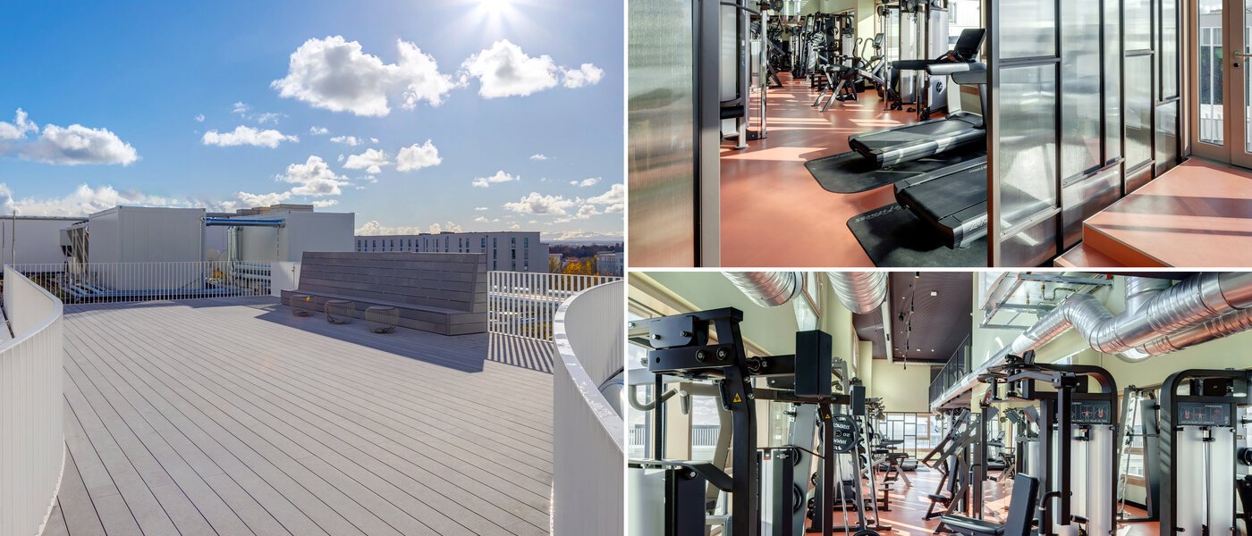 двухэтажная квартира München Neuperlach 01 общее помещение 13534