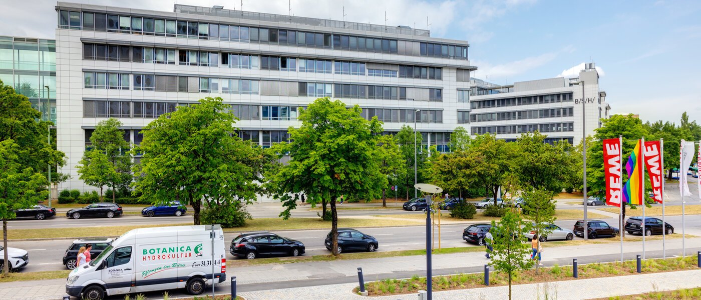 двухэтажная квартира München Neuperlach 02 вид из окна 13534