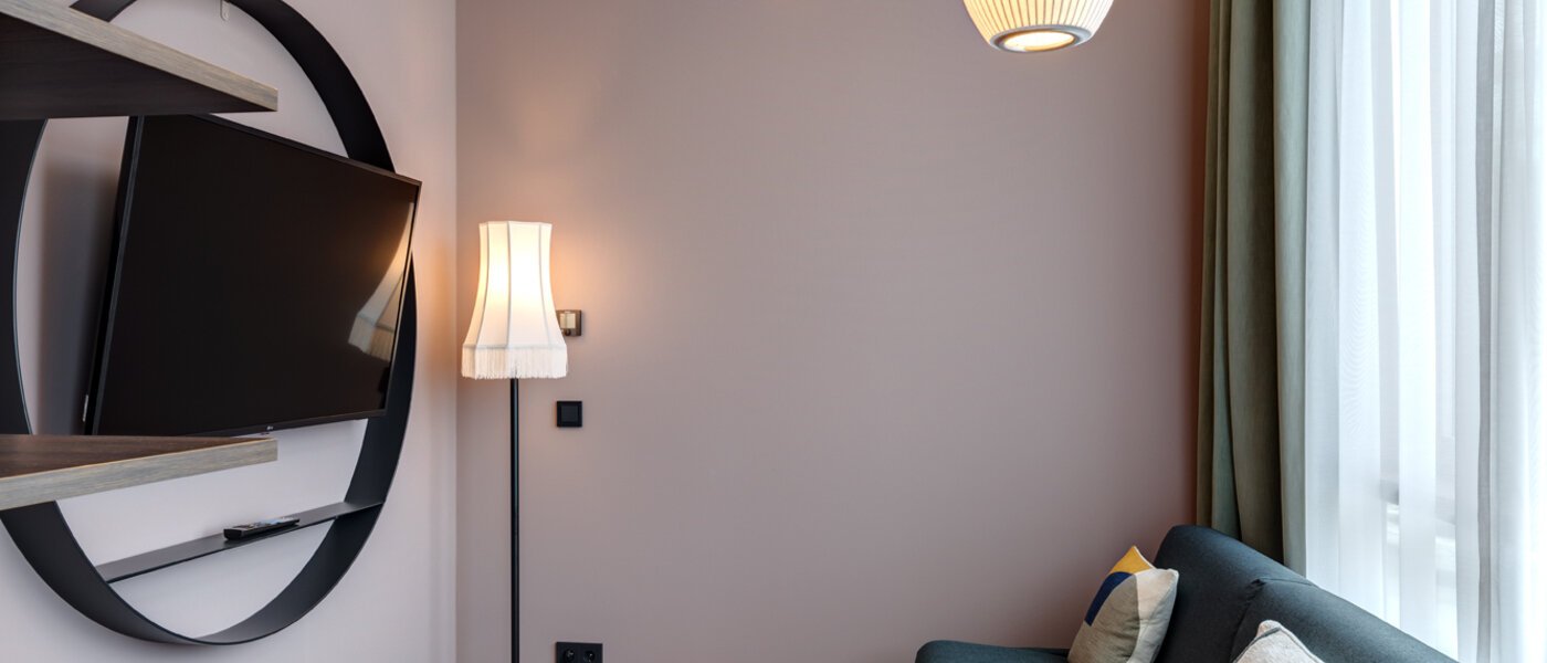 двухэтажная квартира München Neuperlach 01 гостиная 13534